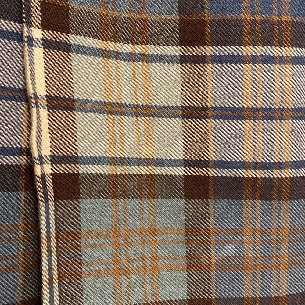 Tartan Pleated Skirt Hues of Blue - Picture 5 of 7